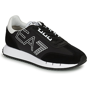 Emporio Armani EA7 Lage Sneakers  BLACK WHITE VINTAGE