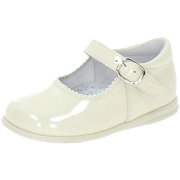 Bambineli Ballerina's  Bambinelli 457 Merceditas charol con hebilla Charol Beig