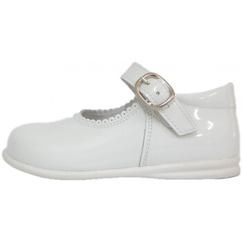 Bambineli Ballerina's  Bambinelli 457 Merceditas charol con hebilla Charol blanco