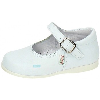 Bambineli Ballerina's  Bambinelli 457 Merceditas piel con hebilla Blanco