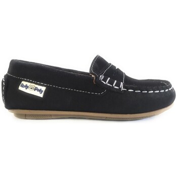 Roly Poly Mocassins  Mocasín en serraje marino. Azul