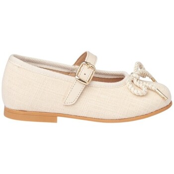 Angelitos Ballerina's  1557 BAILARINA LINO HEBILLA Beige
