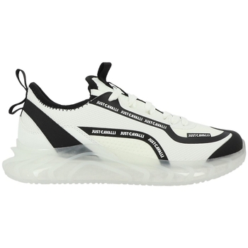 Roberto Cavalli Nette schoenen  76QA3SQ1 L02-WHITE + BLACK 76QA3SQ1