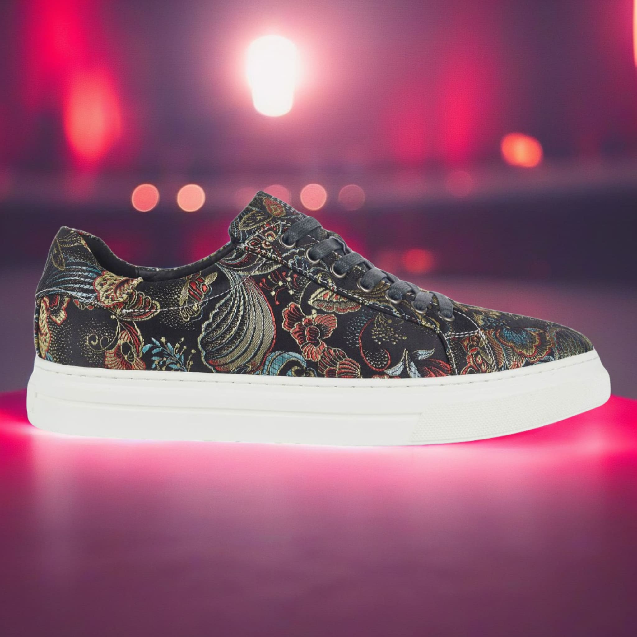Lureaux Shiny Shadow Sneakers  - Handgemaakte Nette Schoenen Voor Heren