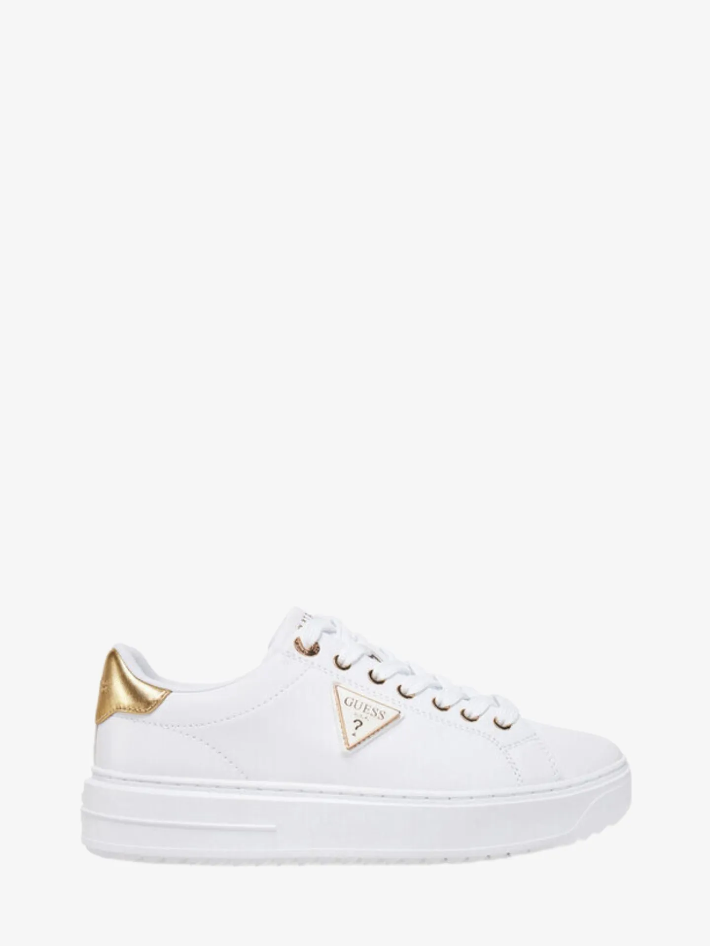 Guess Dames sneakers denesa12 white gold
