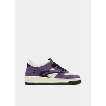 Date Sneakers  W411-TO-SR-PU STRIPED PURPLE-STRIPED PURPLE