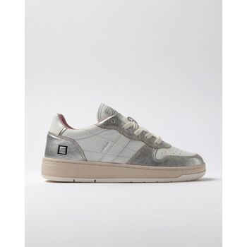 Date Sneakers  W421-CR-SH-WS COURT SHINY-WHITE/SILVER