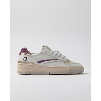 Date Sneakers  W421-TP-CA-IP TORNEO PURE CALF-WHITE/PURPLE