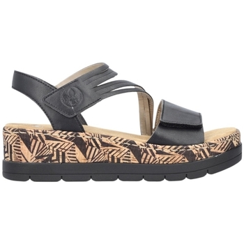 Rieker Sandalen  V3964 02-noir Noir