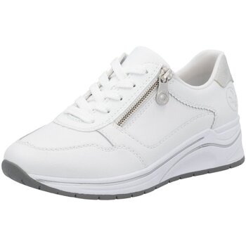 Rieker Sneakers met sleehak , lage schoen, veterschoen, vrijetijdsschoen met zachte inlegzool