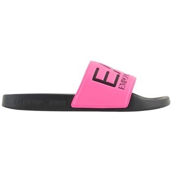 Emporio Armani EA7 Slippers  7X000108 M4034-PINK FLUO/BLACK Rose