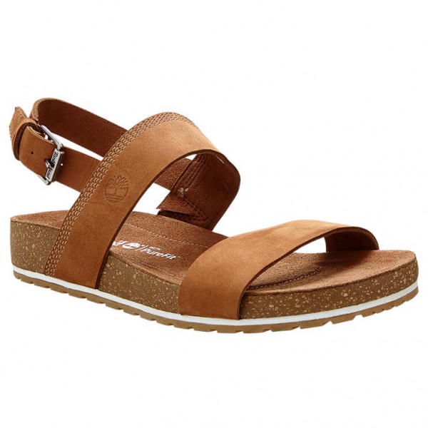 Timberland  Women's Malibu Waves 2-Bands Sandal - Sandalen, bruin