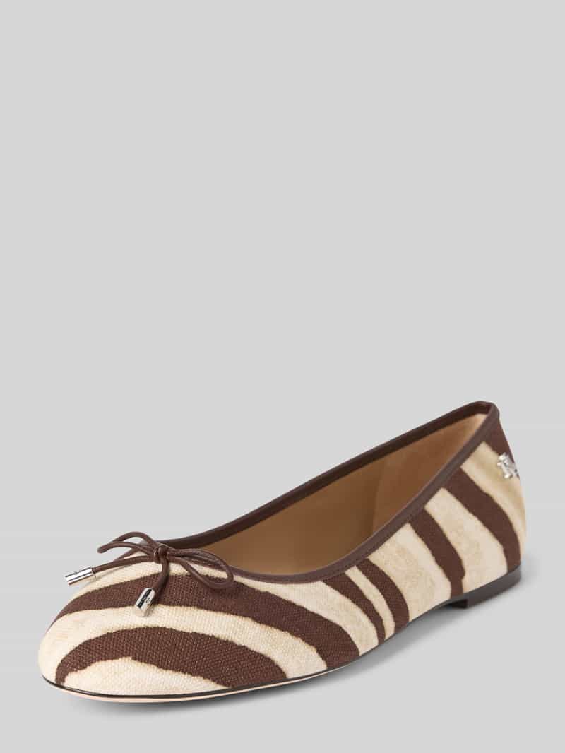 Lauren Ralph Lauren Ballerina's met strikapplicatie, model 'JAYNA'