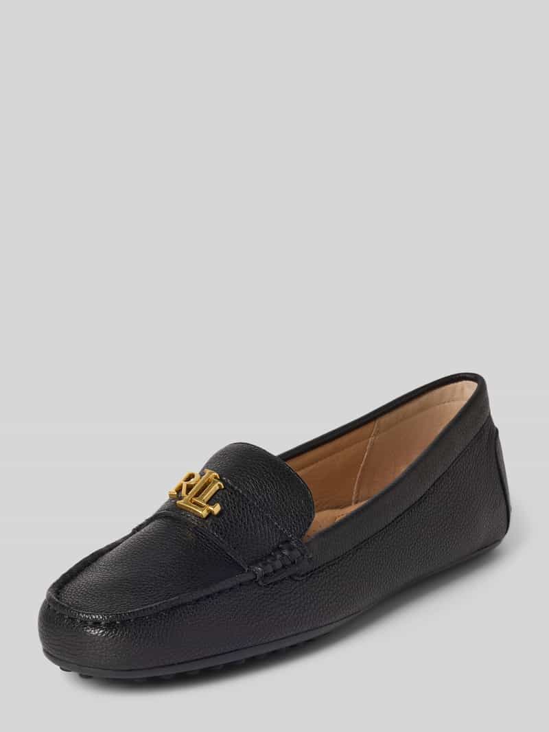 Lauren Ralph Lauren Loafers met logo-applicatie, model 'BARNSBURY'