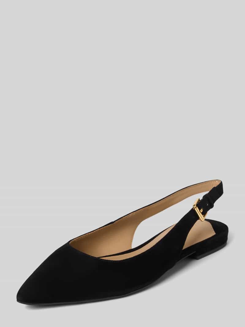 Lauren Ralph Lauren Ballerina's met doornsluiting, model 'LONDYN'