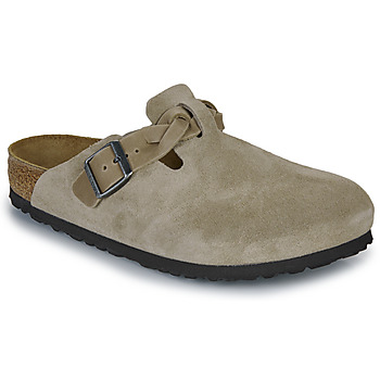 Birkenstock Klompen  Boston Braided LEOI/LEVE Taupe