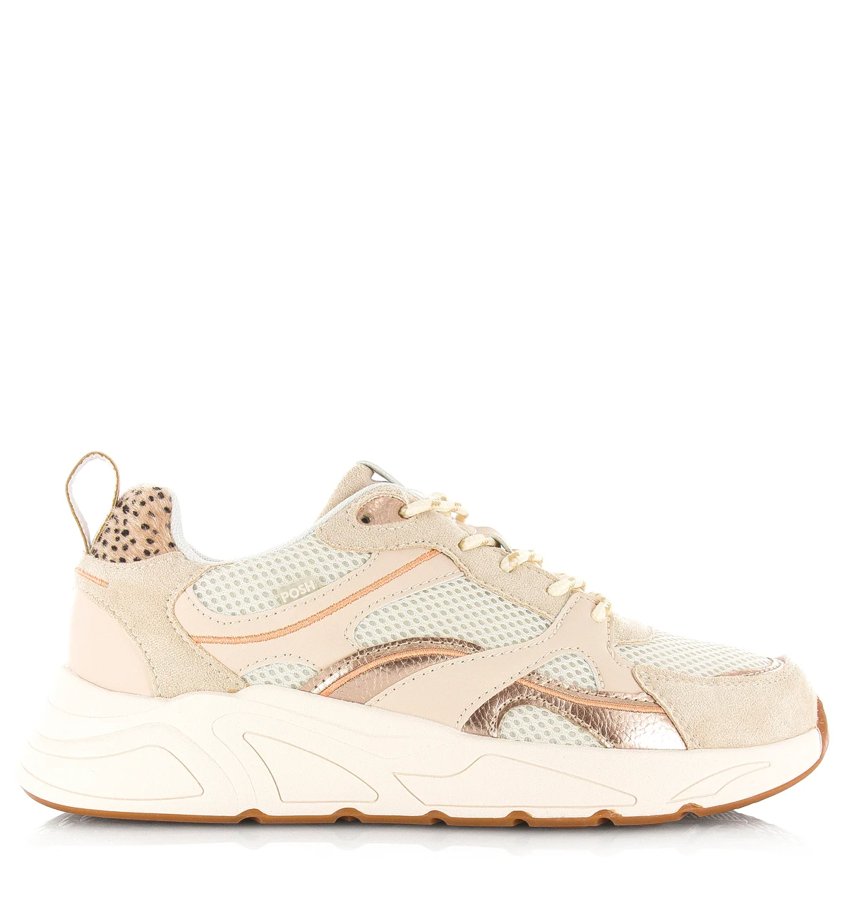 Poelman sneakers van mesh lage sneakers dames