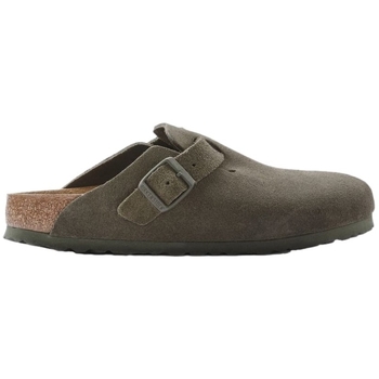 Birkenstock Sandalen  Boston Suede Leather Narrow - Thyme