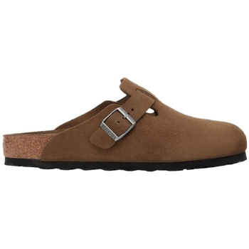 Birkenstock Sandalen  Boston Suede Leather Narrow - Dark Tea Tonal