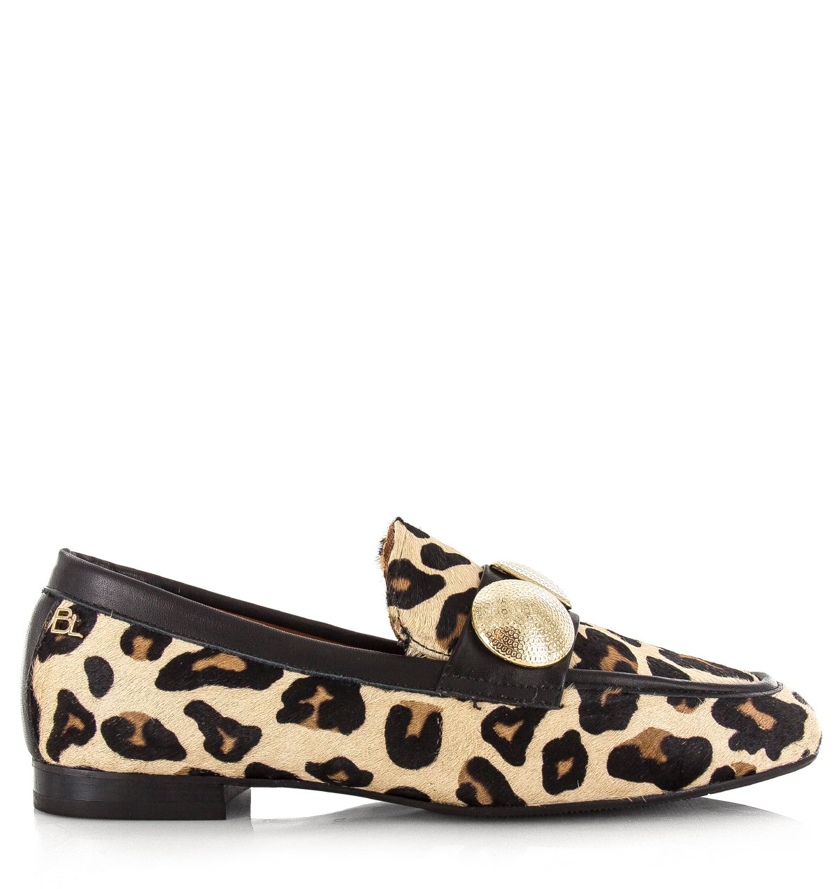 Babouche  Lulu panterprint loafers Leer Dames