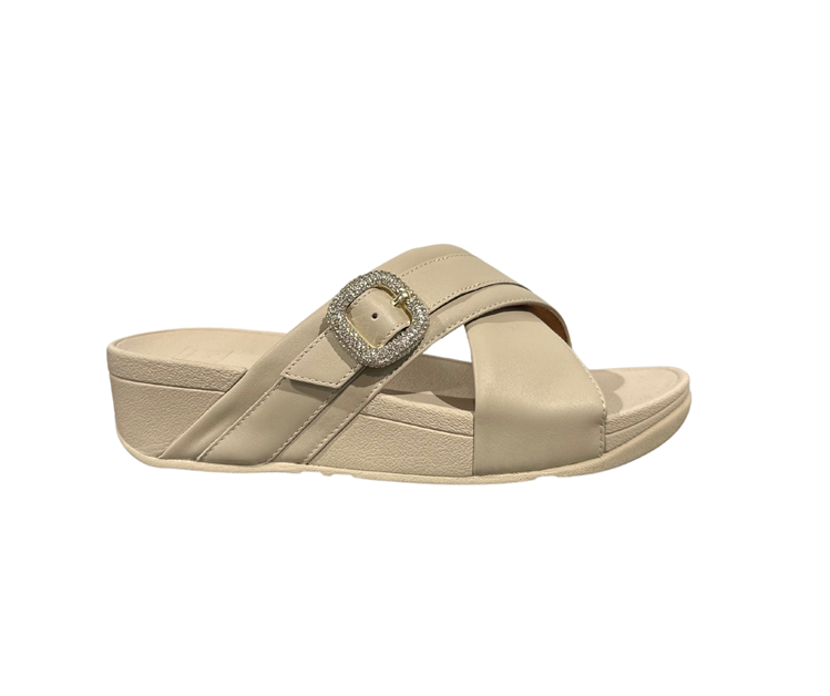 FitFlop Lulu crystal buckle