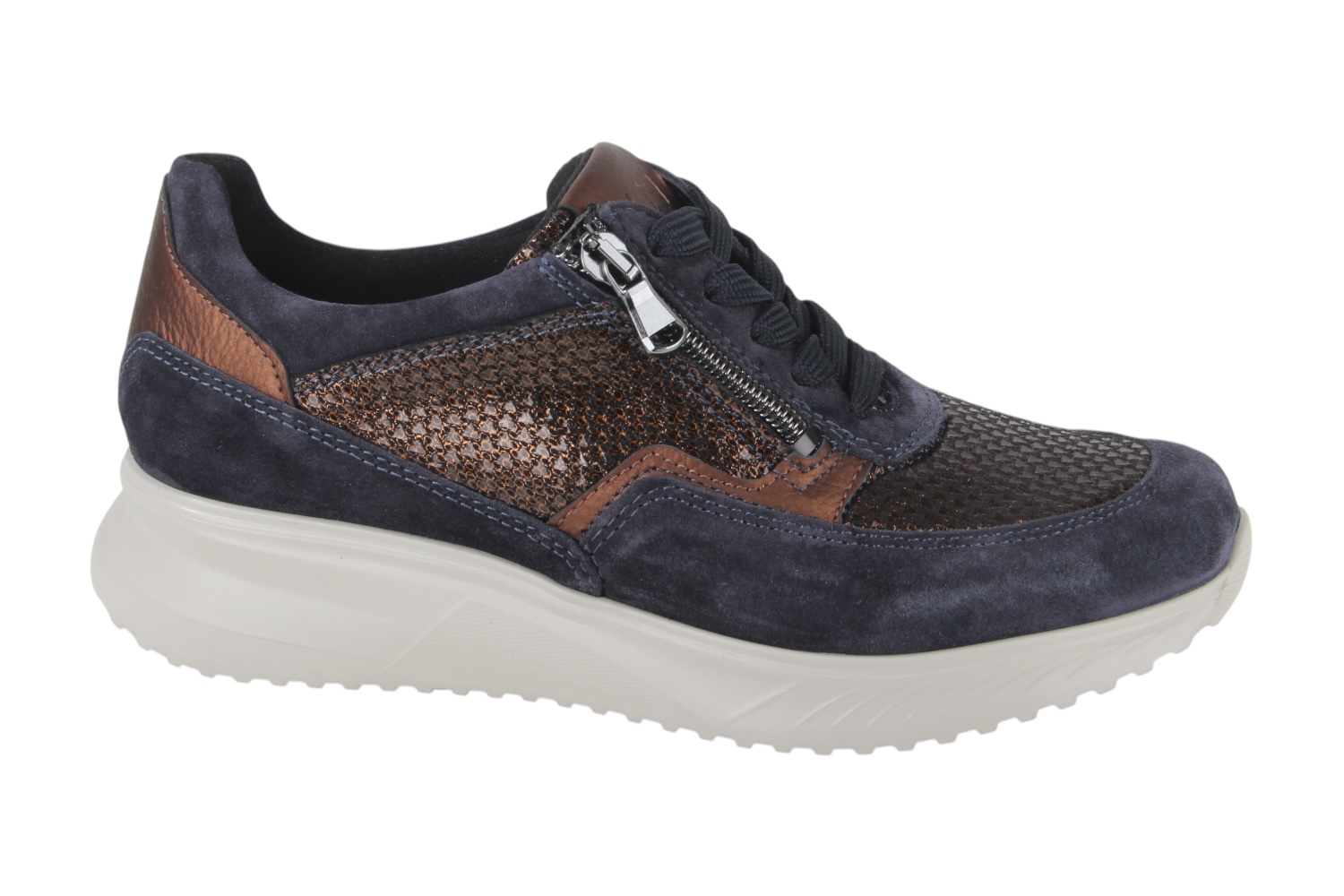 Waldläufer 617k01-500-479 dames veterschoenen sportief
