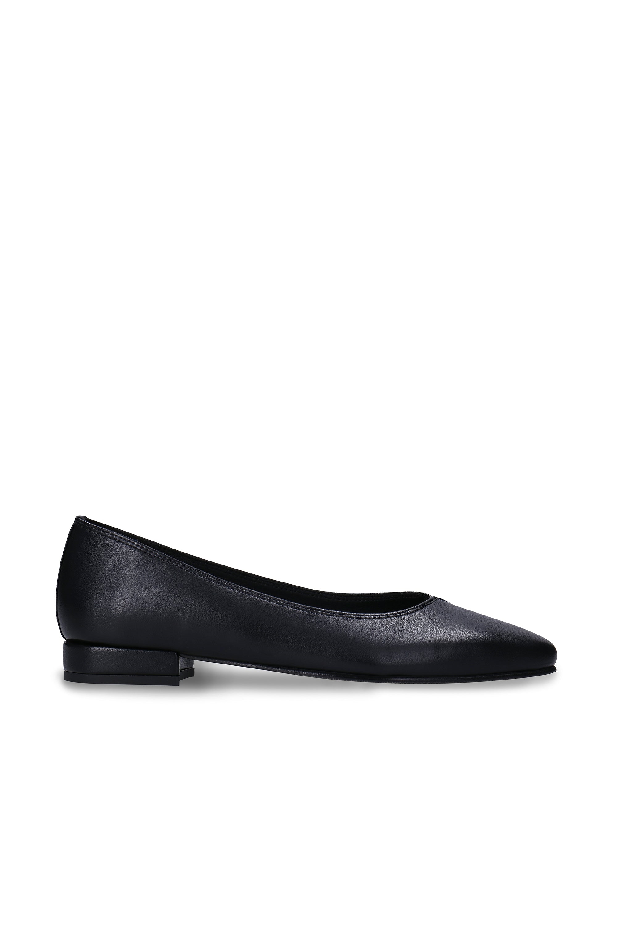 NAE Damen vegan Ballerinas Pam Veganes Ã–ko-Leder Schwarz