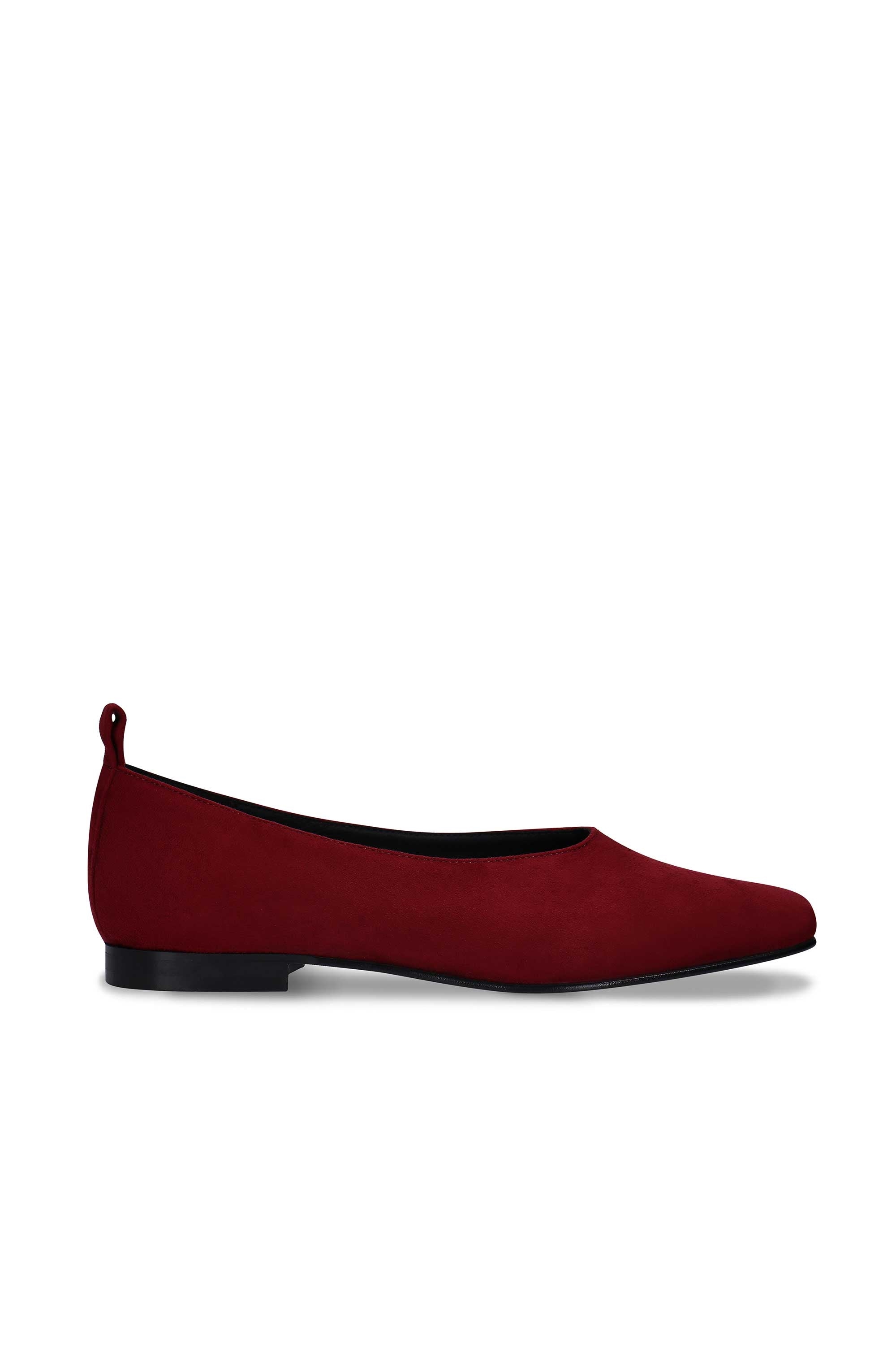 NAE Damen vegan Ballerinas Melita Veganes Ã–ko-Leder Rot