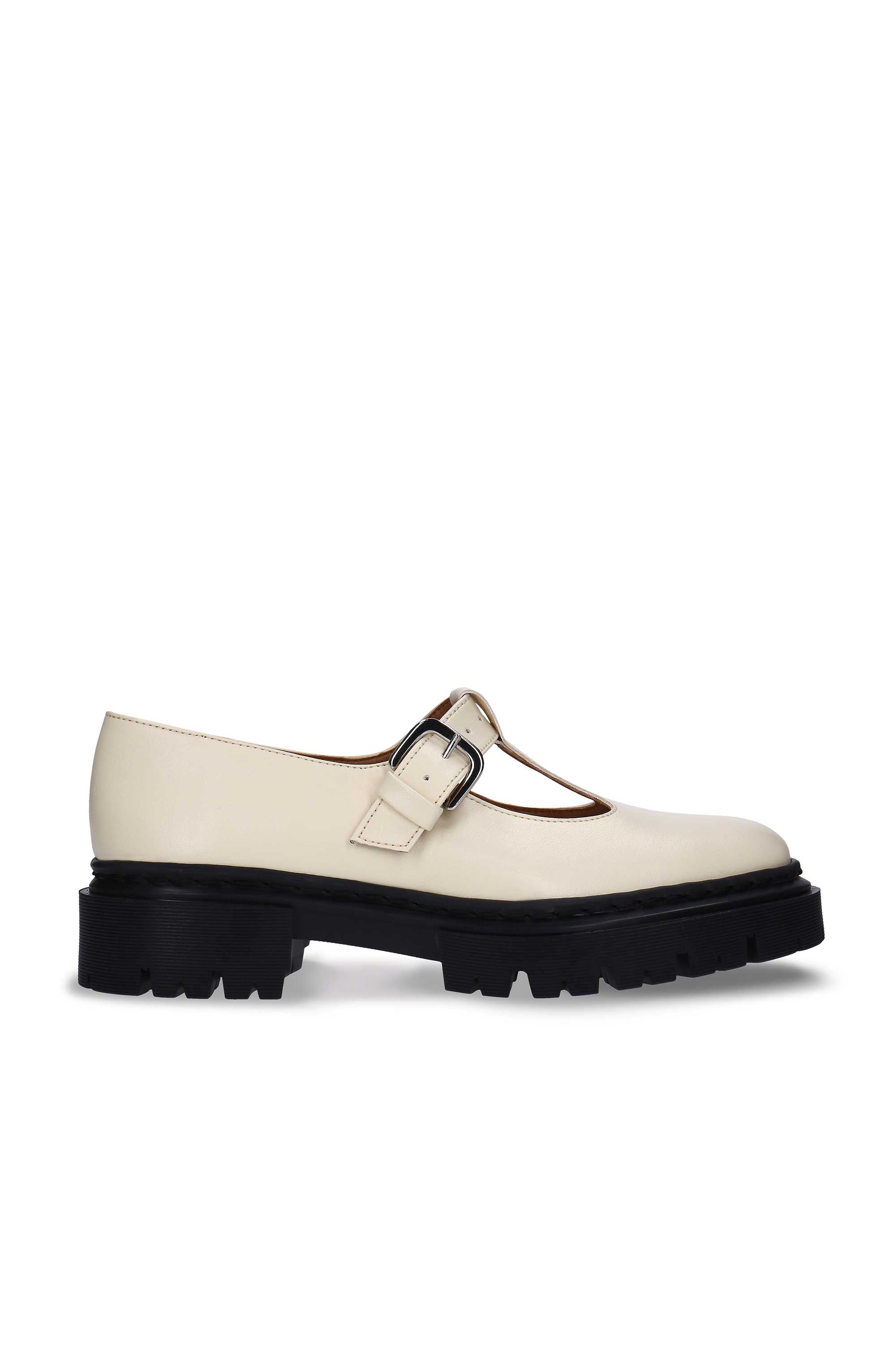 NAE Damen vegan Mary Janes Teresa White