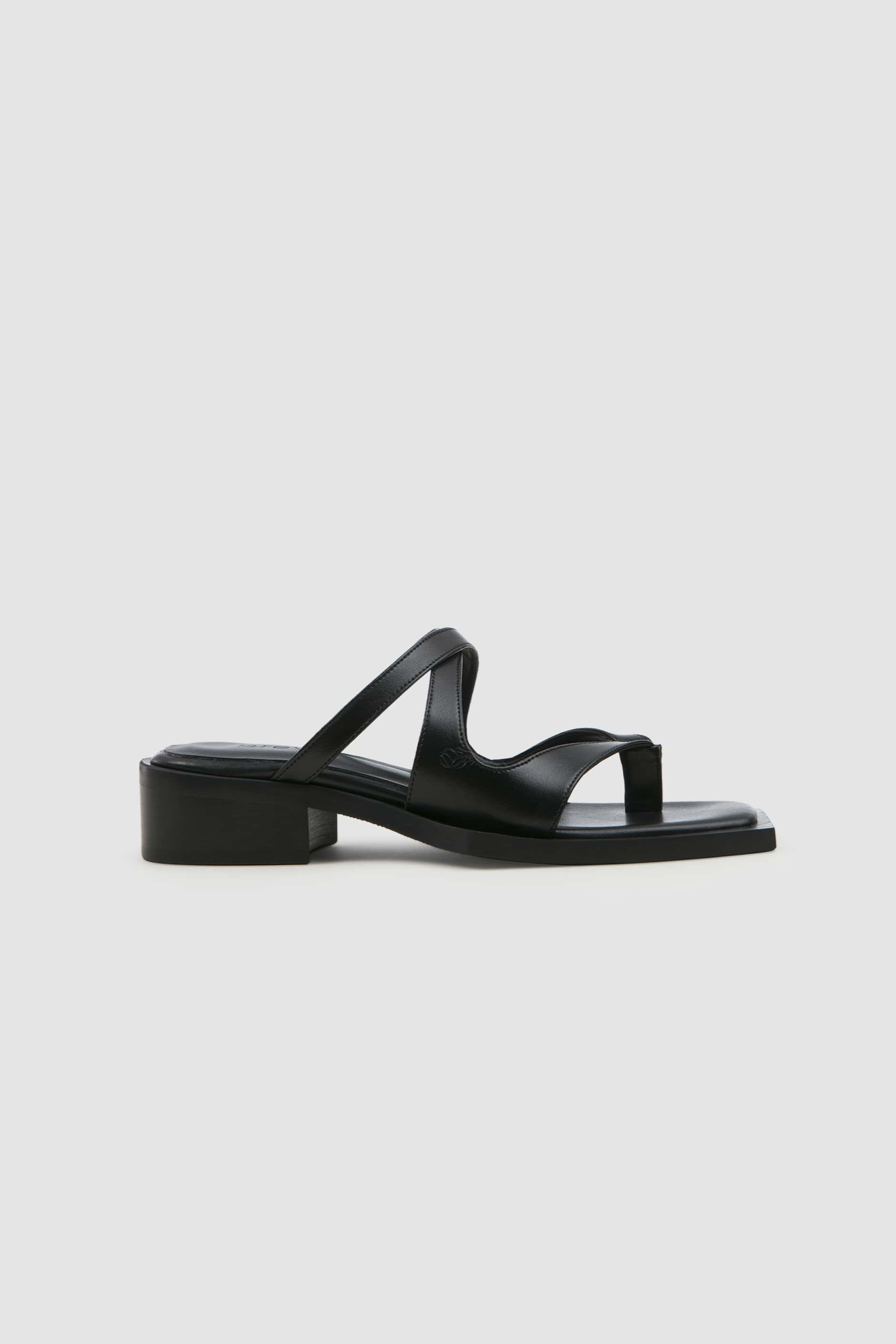 Prev Damen vegan Sandalen Karel Pantolette Schwarz