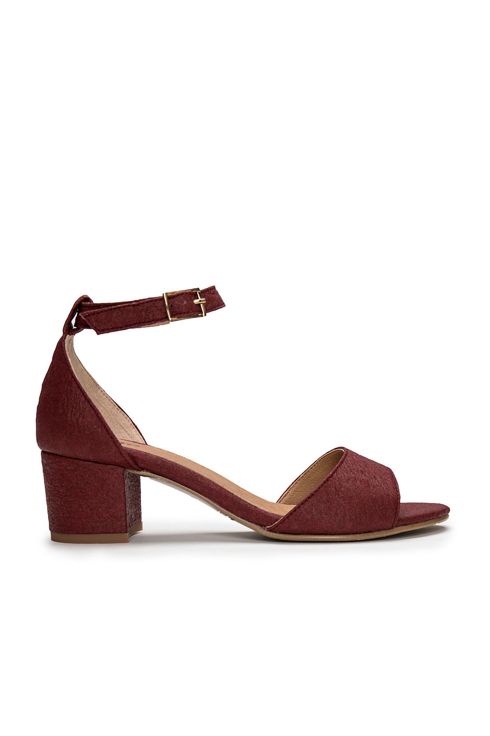 NAE Damen vegan Sandalen Cora Pinatex Rot