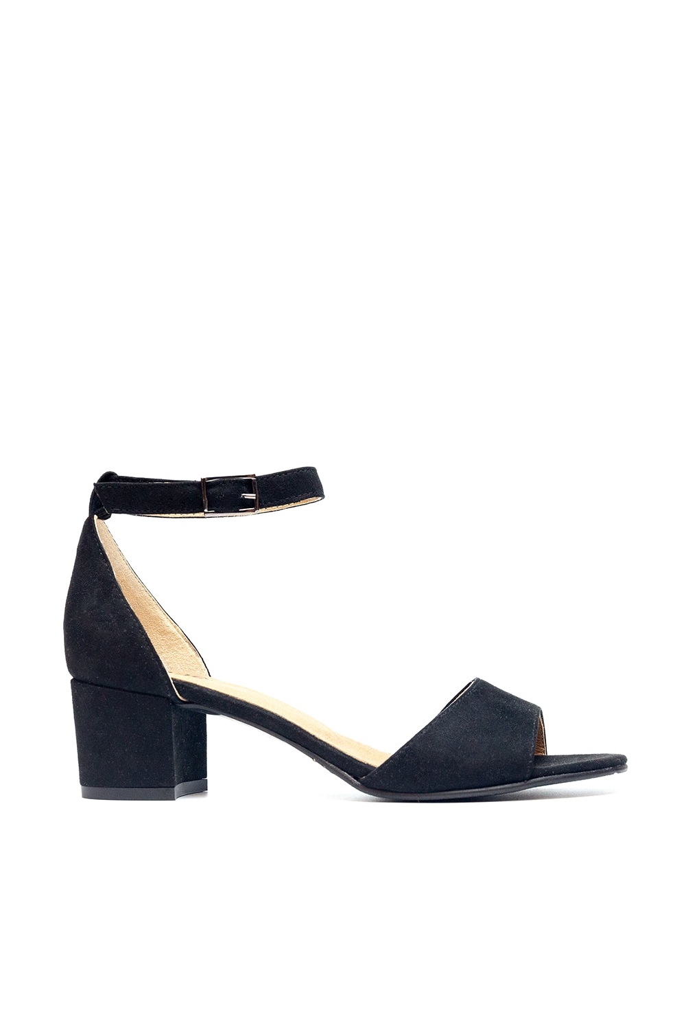 NAE Damen vegan Sandalen Cora Micro Schwarz