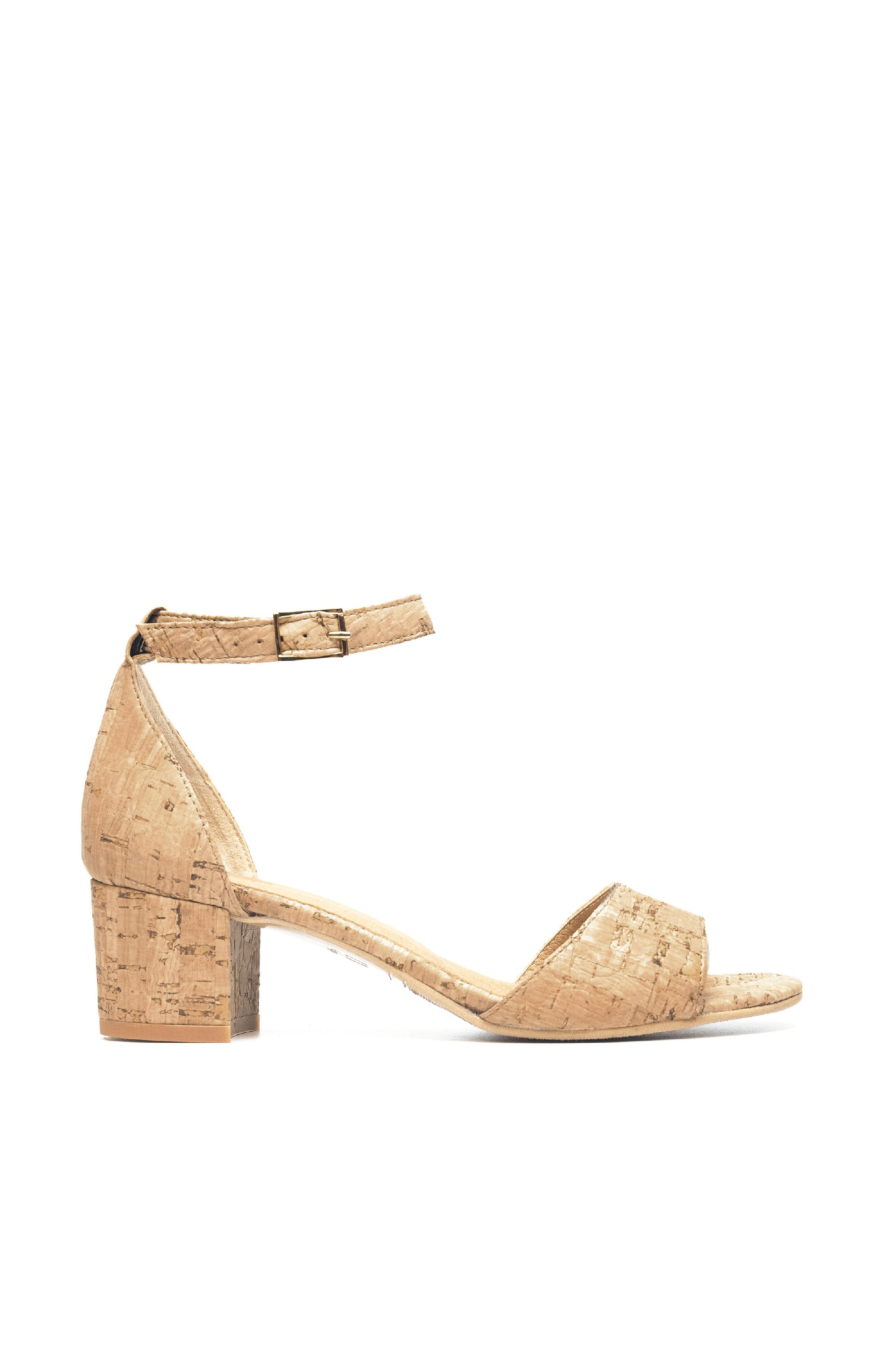 NAE Damen vegan Sandalen Cora Kork Braun