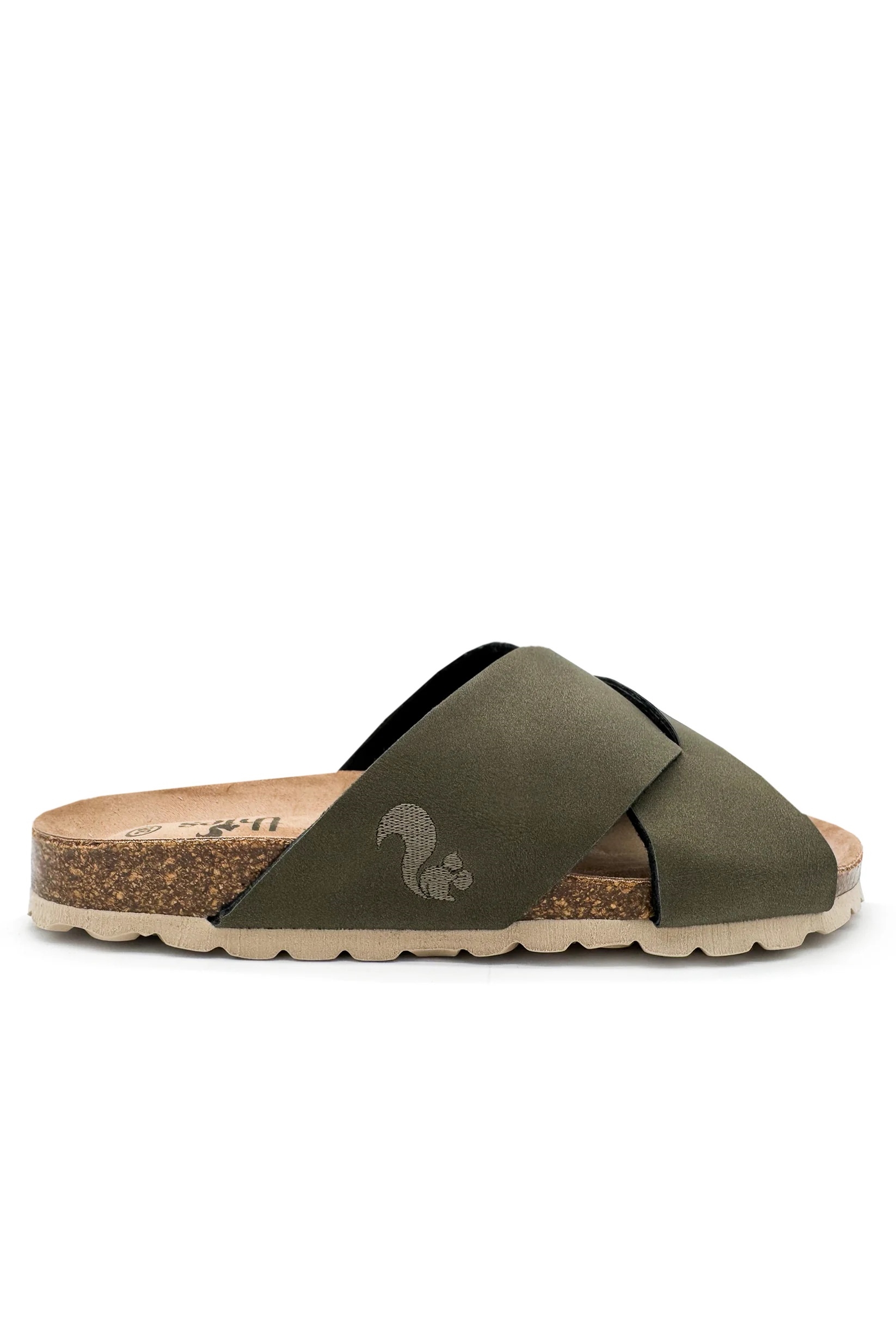 Thies Damen vegan Sandalen Kreuz Seegras