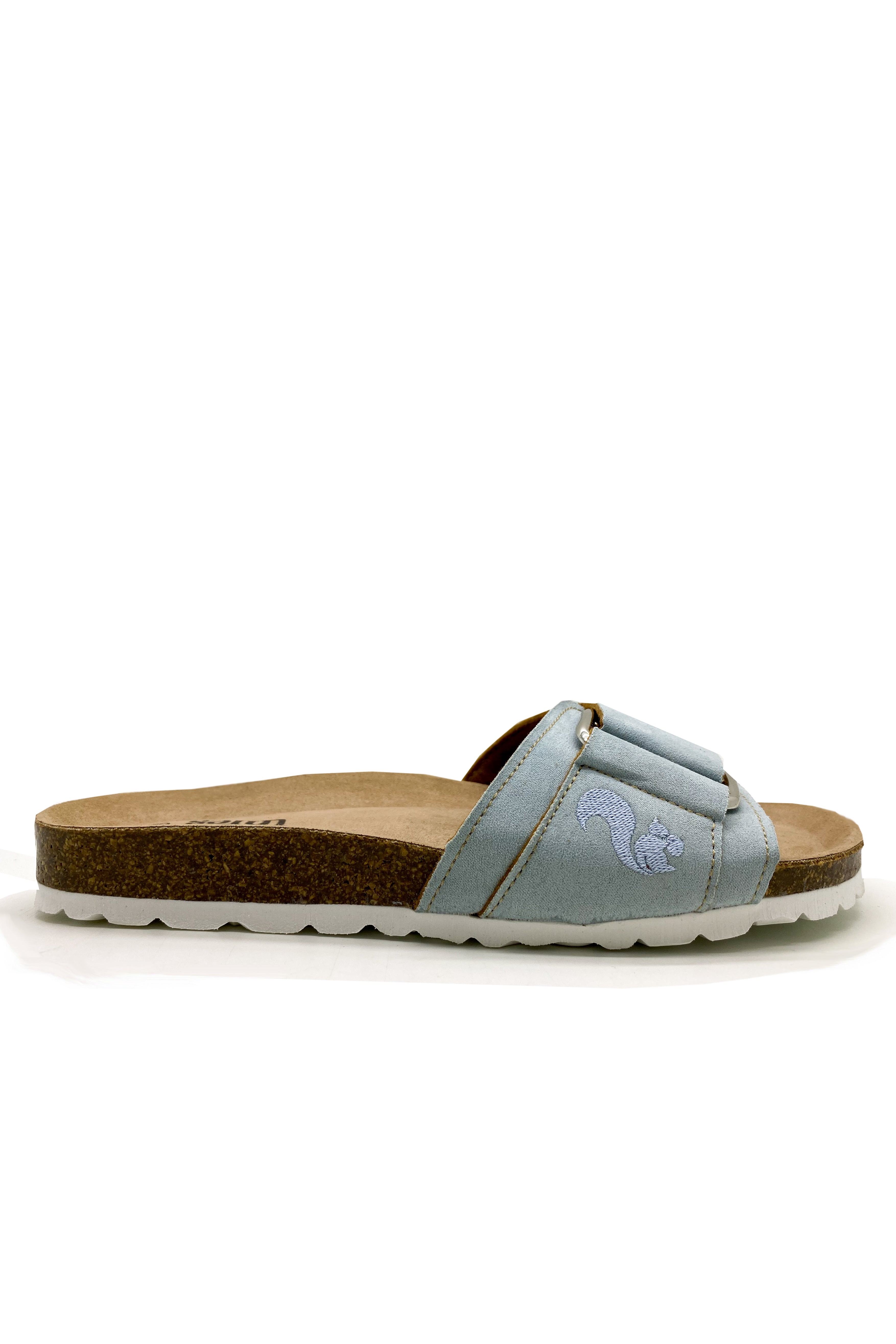 Thies Damen vegan Sandalen Eco Bio Hug Himmelblau