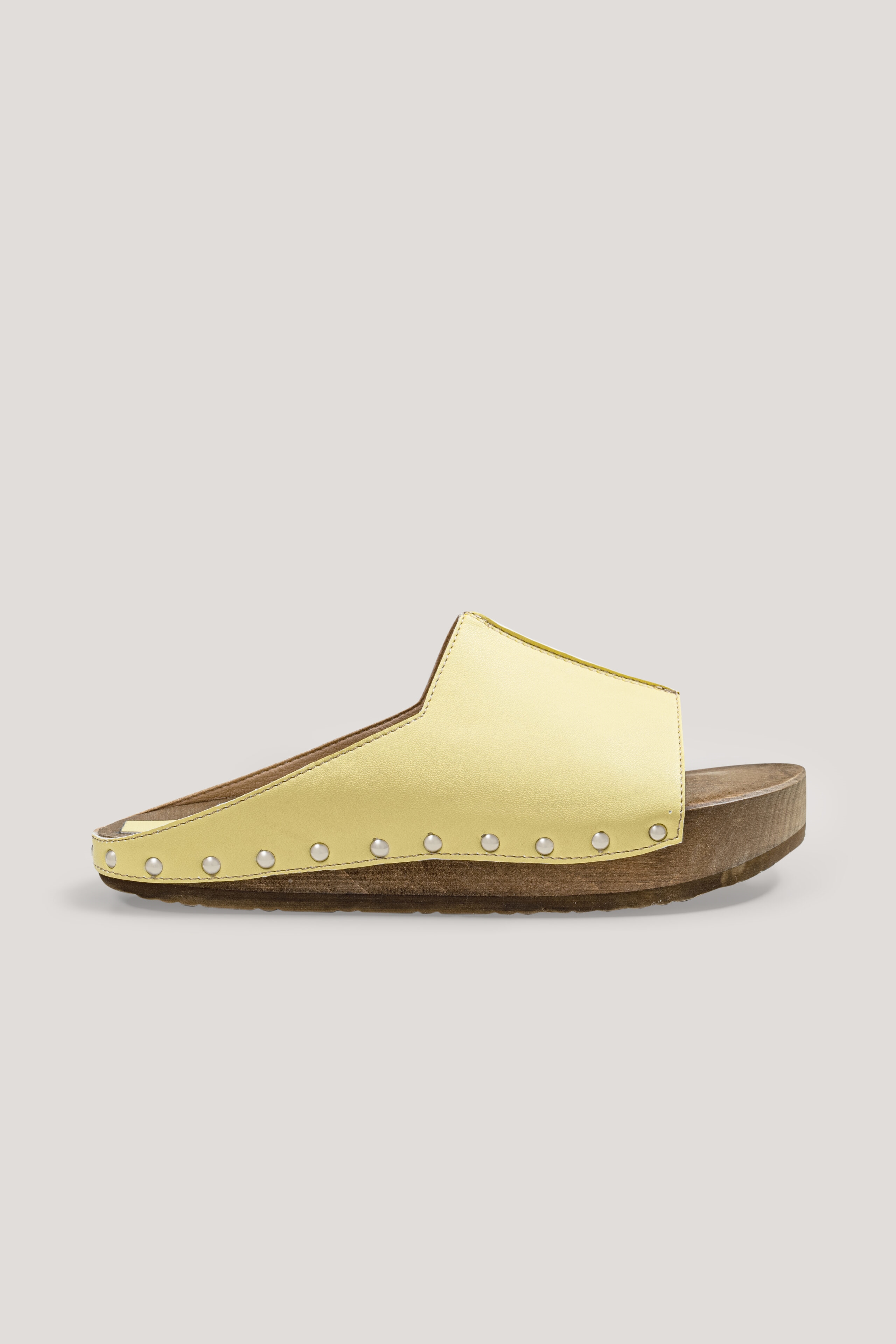 AGAZI Damen vegan Clogs Pilates Babe! Gelb