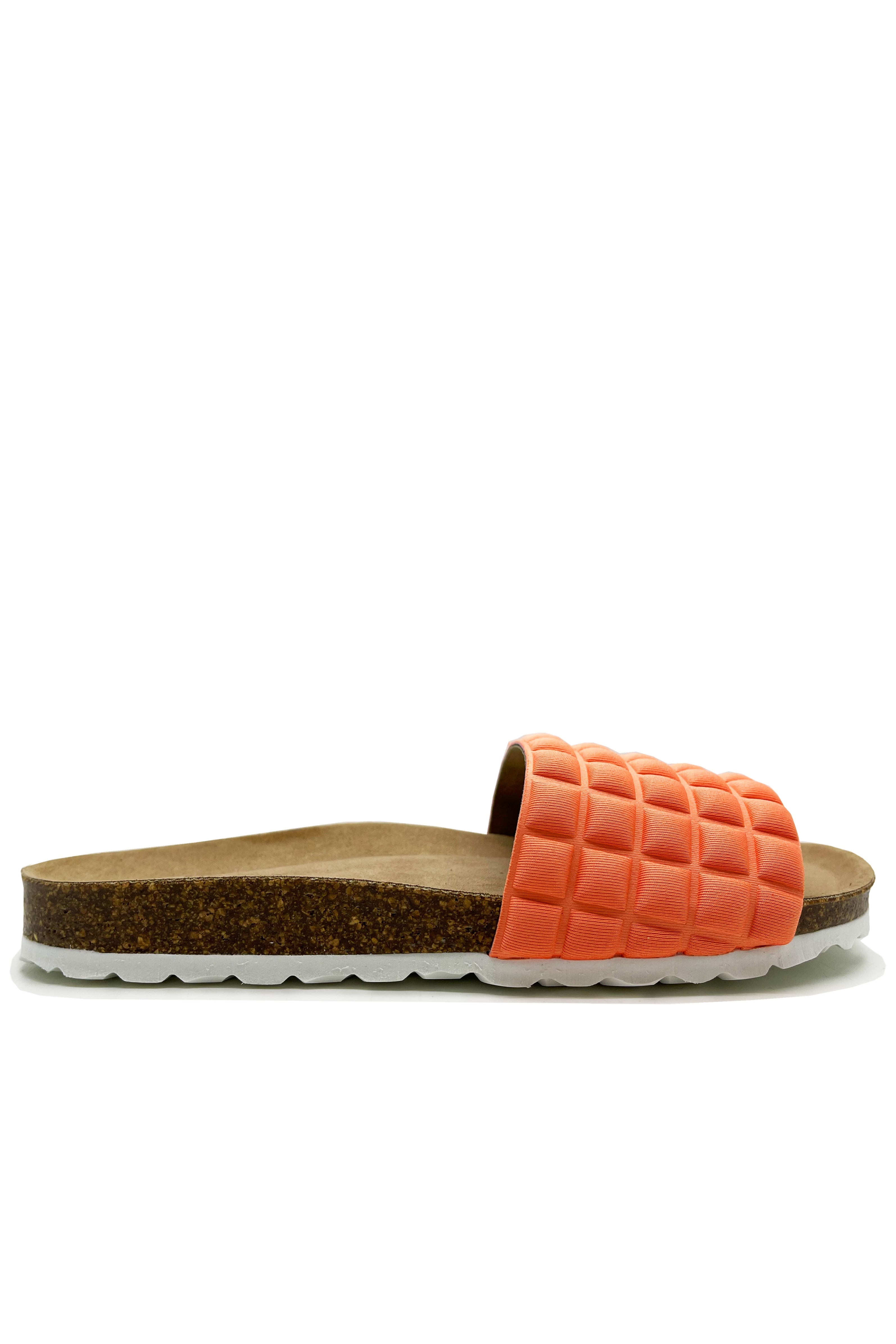 Thies Damen vegan Hausschuhe Eco Pool Pop Orange