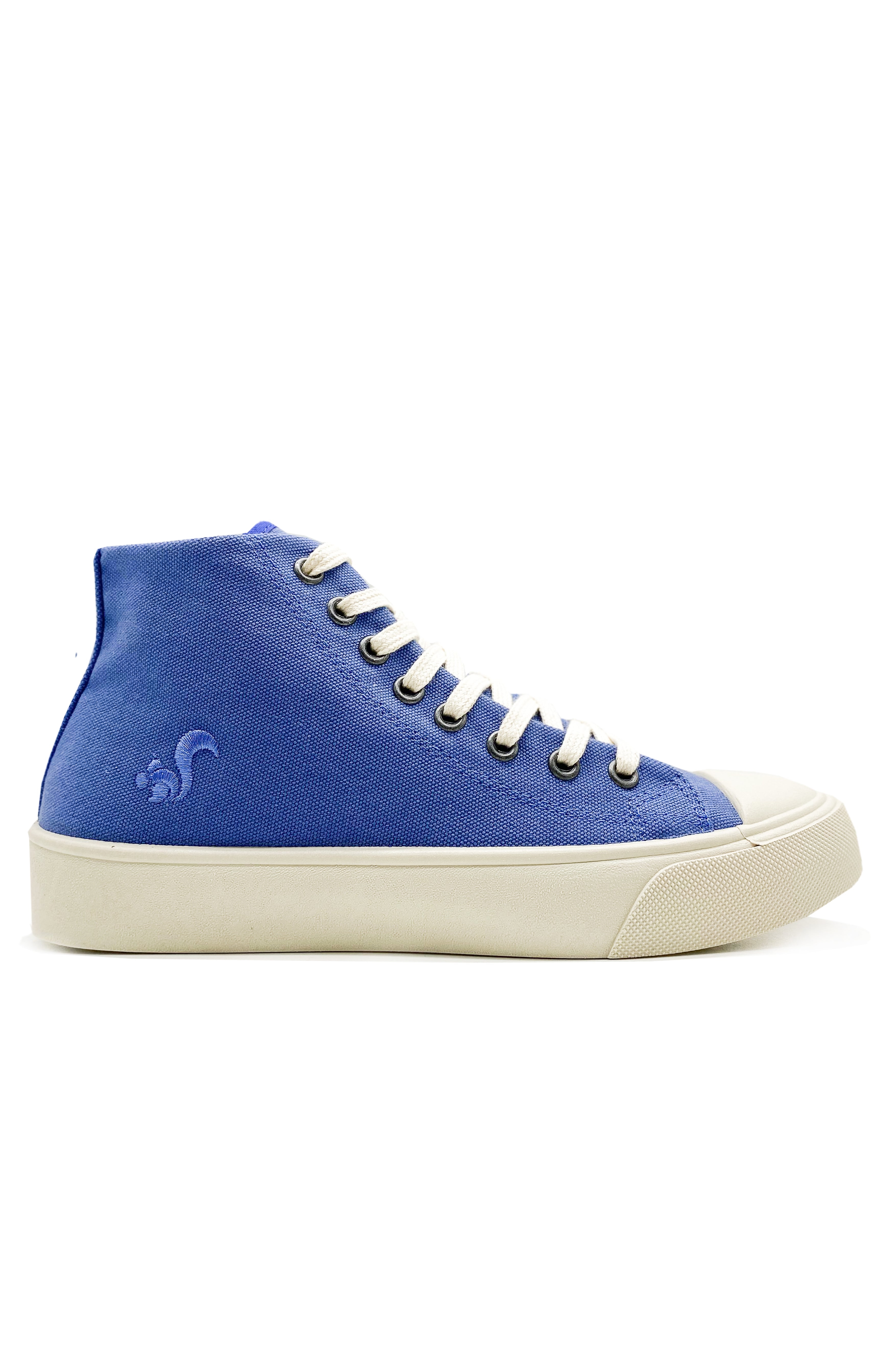Thies Damen vegan Sneaker Natural Dye Cup Hi Indigoblau