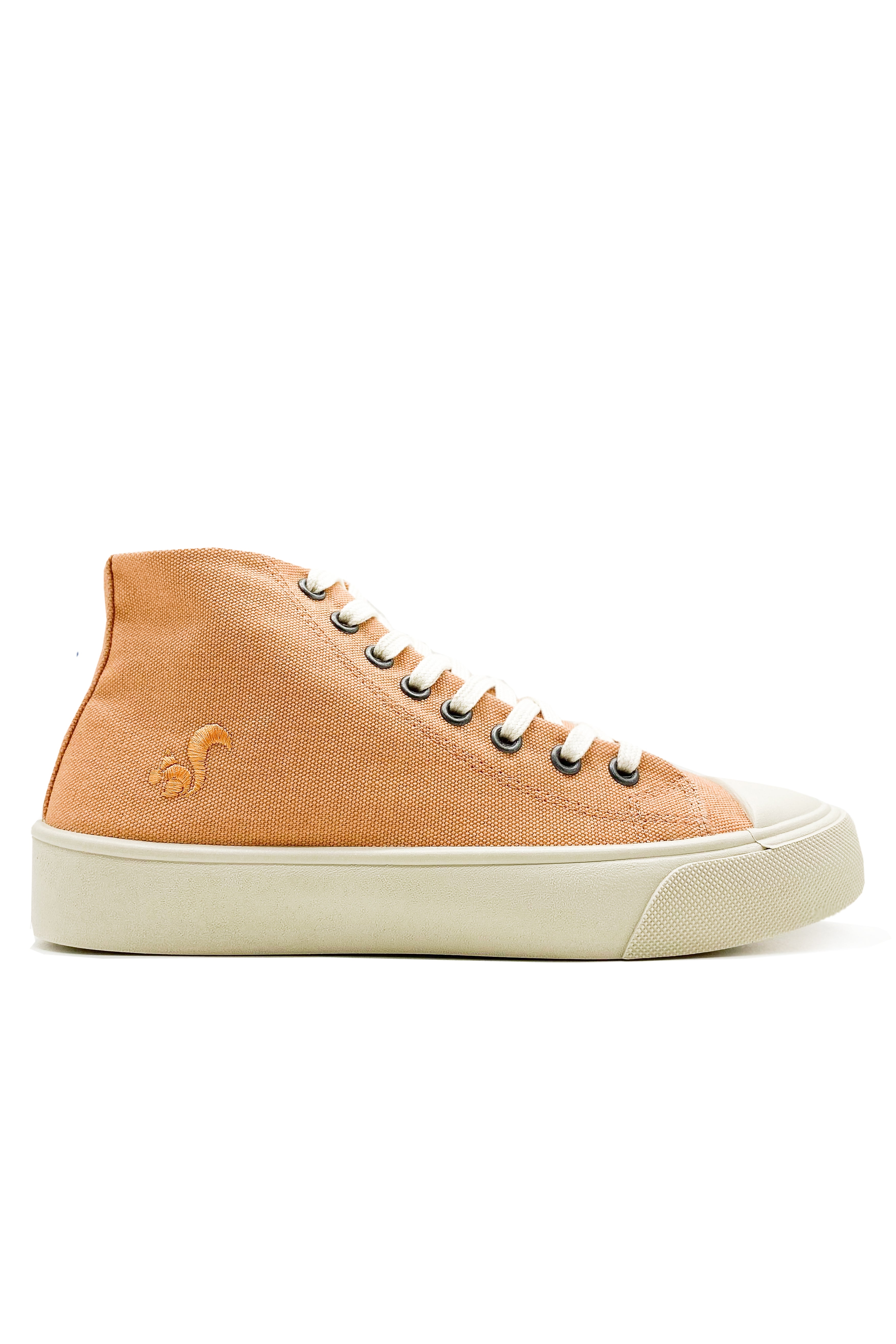 Thies Damen vegan Sneaker Natural Dye Cup Hi Apricot Orange