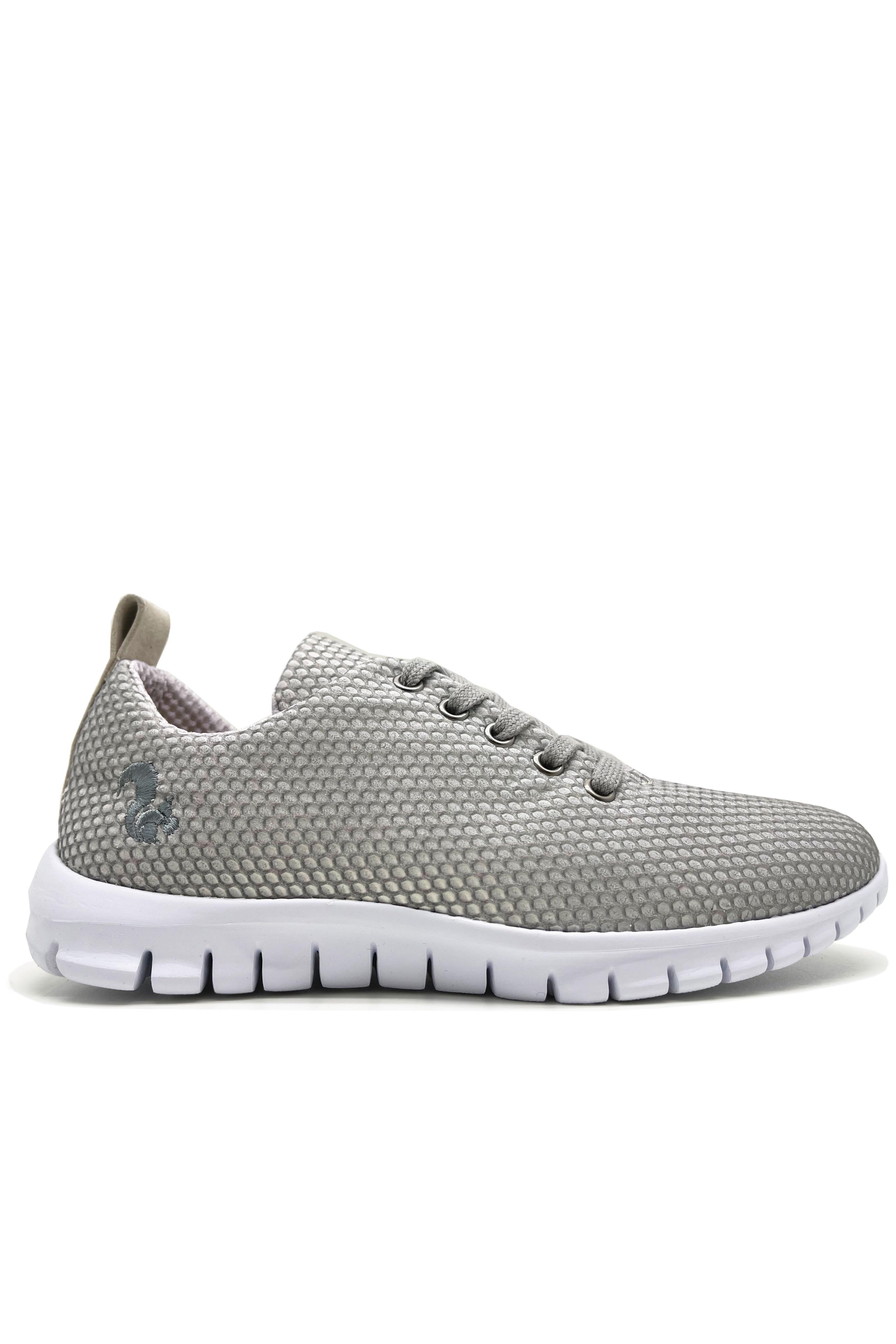 Thies Damen vegan Reflexrunner Sneaker Silber