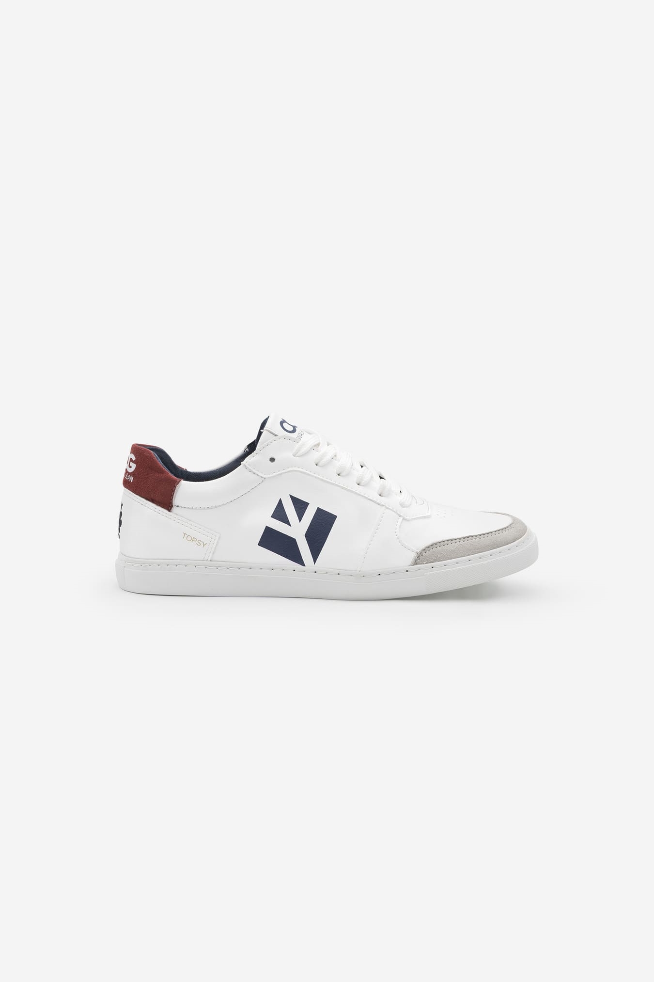 COG Damen vegan Sneaker Damen Topsy Blau WeiÃŸ Rot