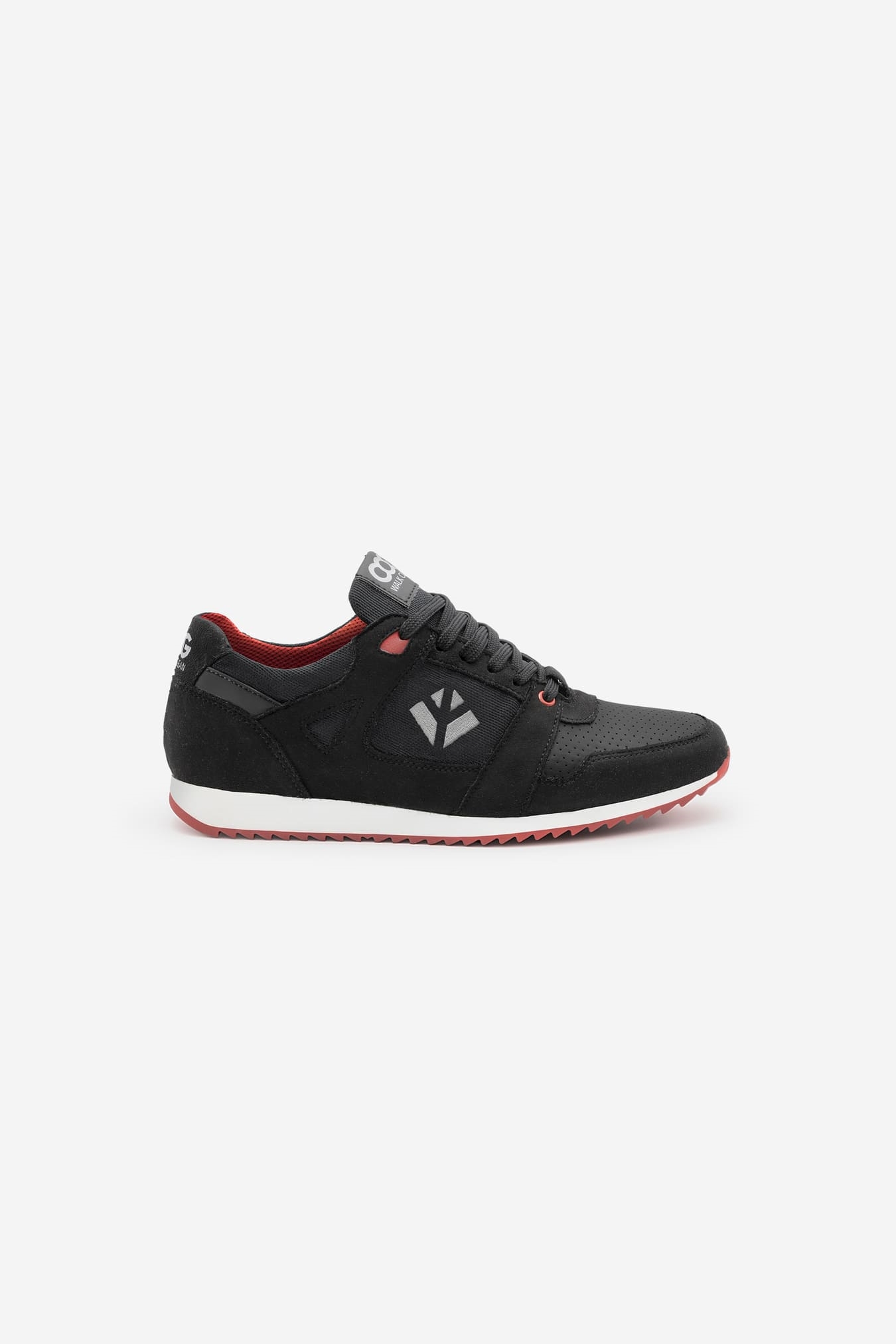 COG Damen vegan Sneaker Damen Raven Schwarz Rot