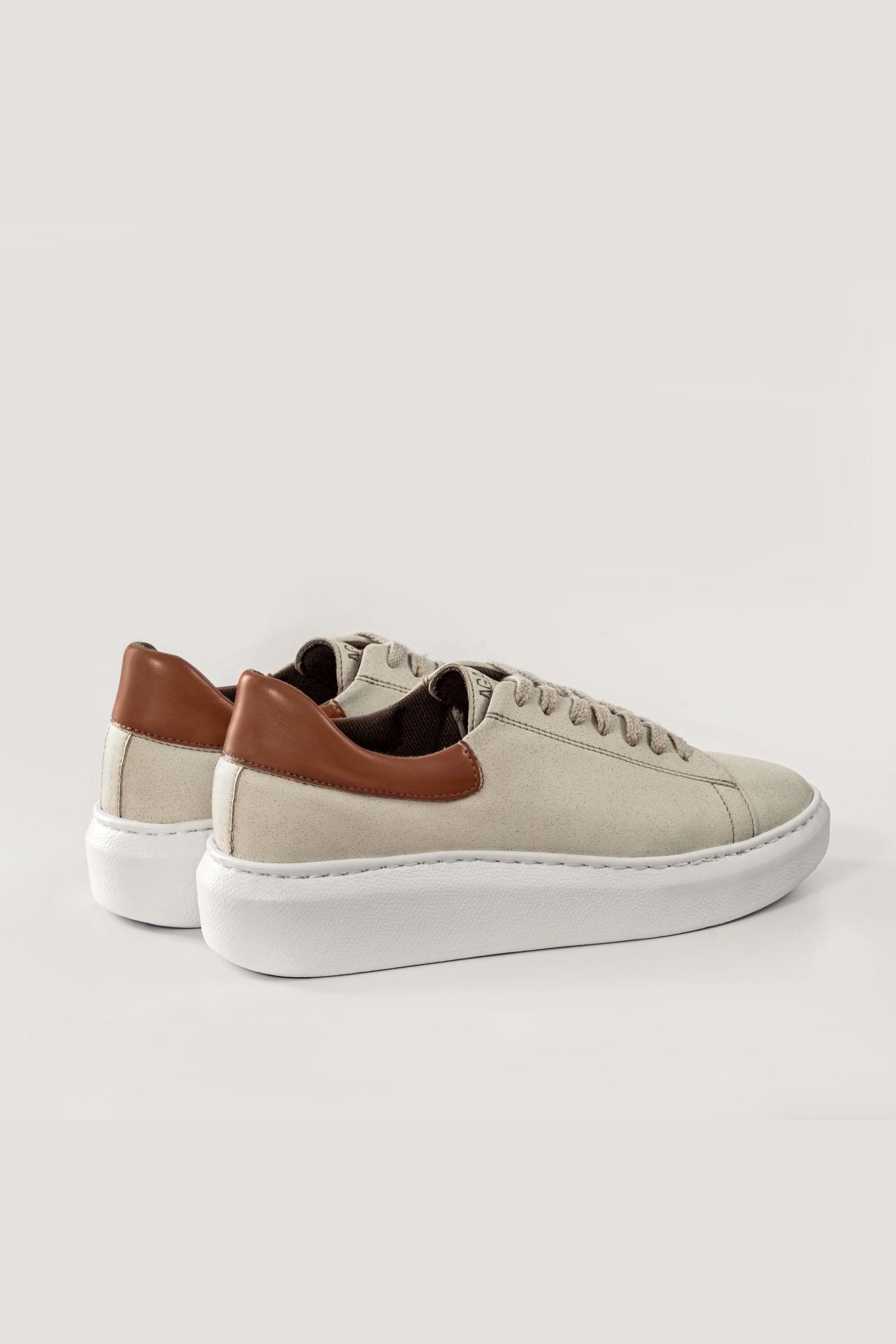 AGAZI Damen vegan Sneaker Emma Karamell