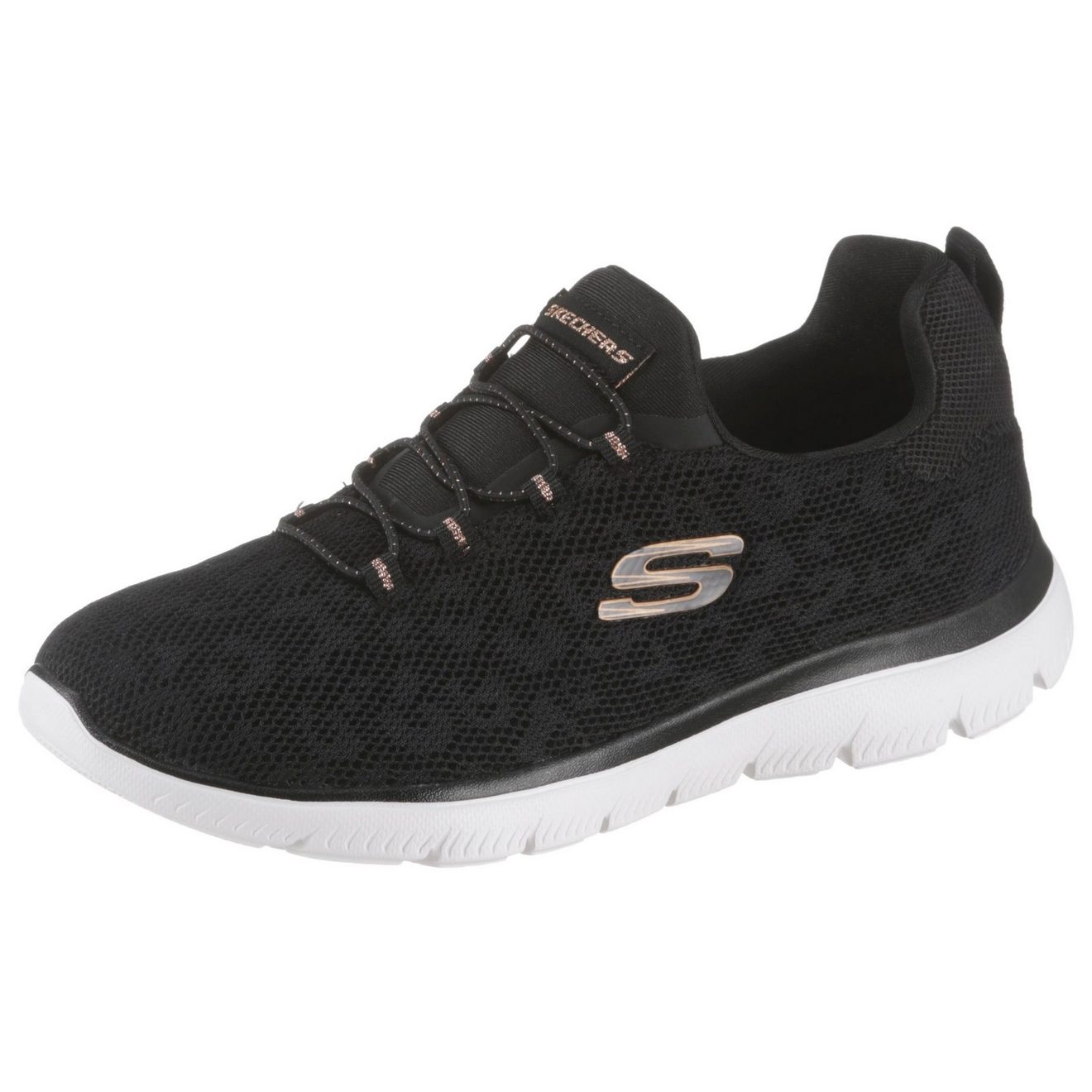 Skechers Slip-on sneakers Summits Slipper, vrijetijdsschoen, comfortschoen met memory foam