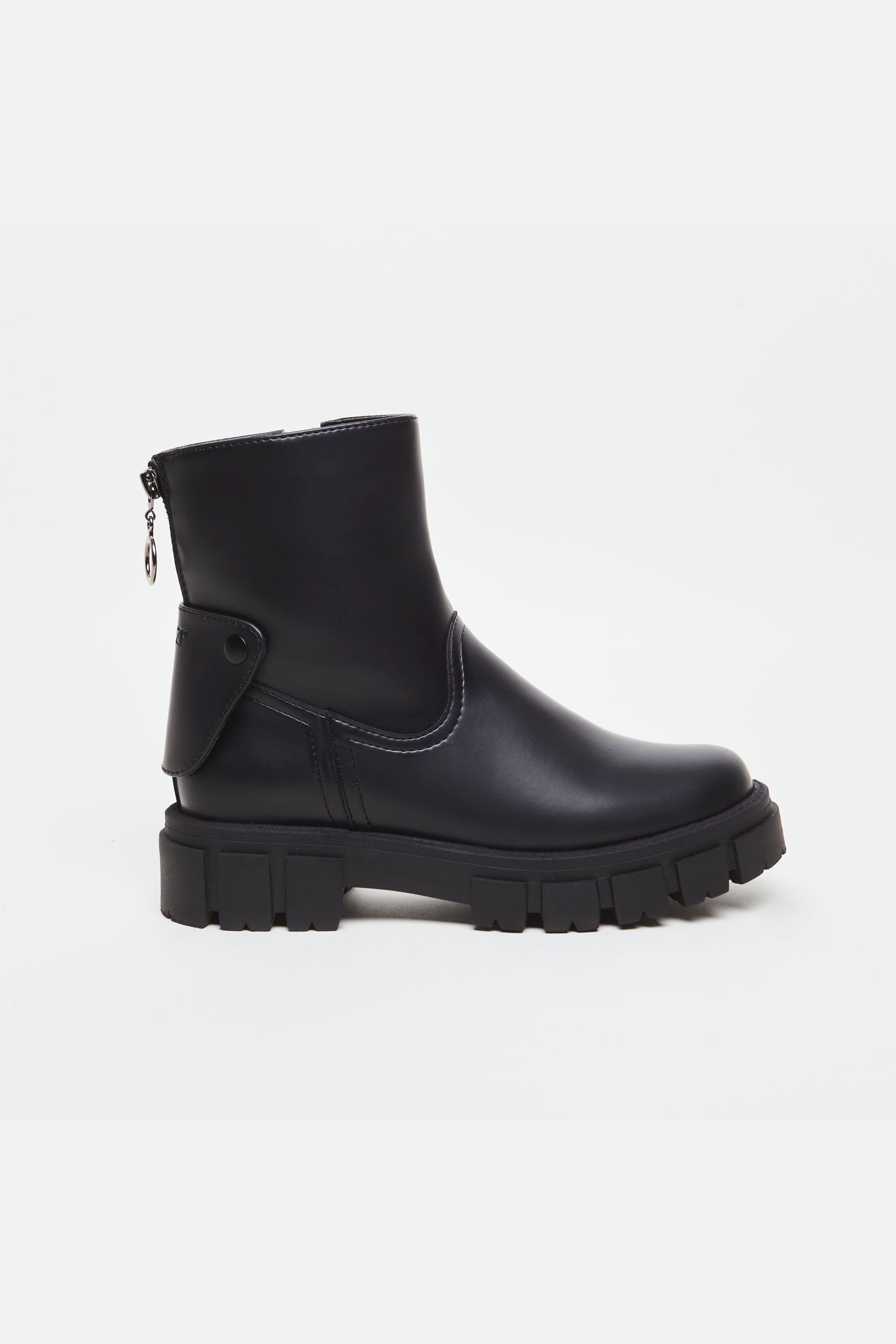 AGAZI Damen vegan Stiefel 2in1 Kama Vegan Eco-Leather Schwarz