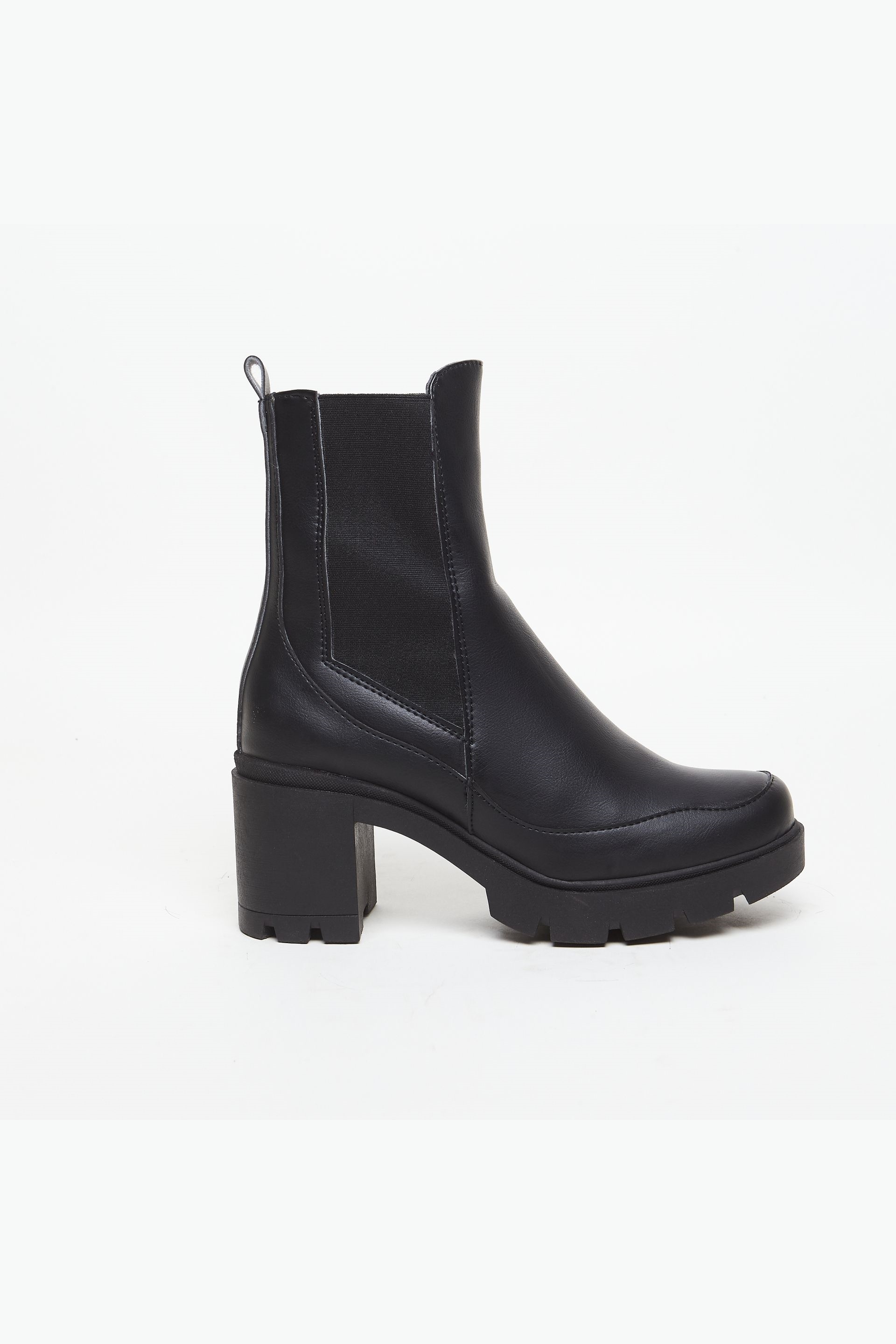 AGAZI Damen vegan Stiefel Vicky Vegan Eco-Leder Schwarz