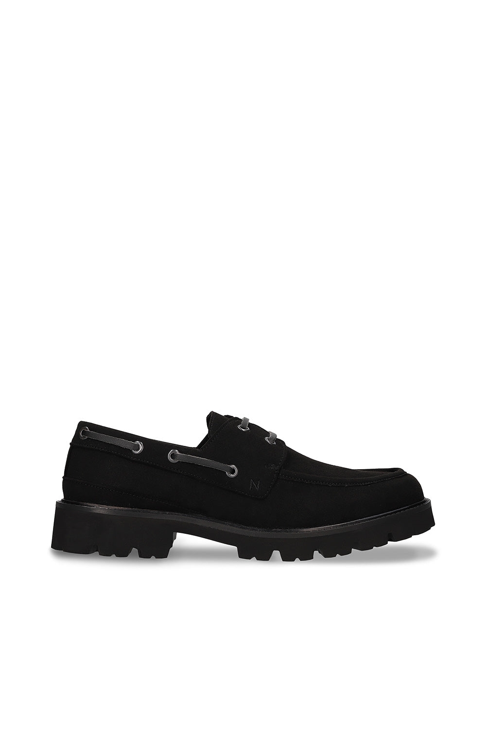 NAE Herren vegan Bootsschuh Dario Schwarz