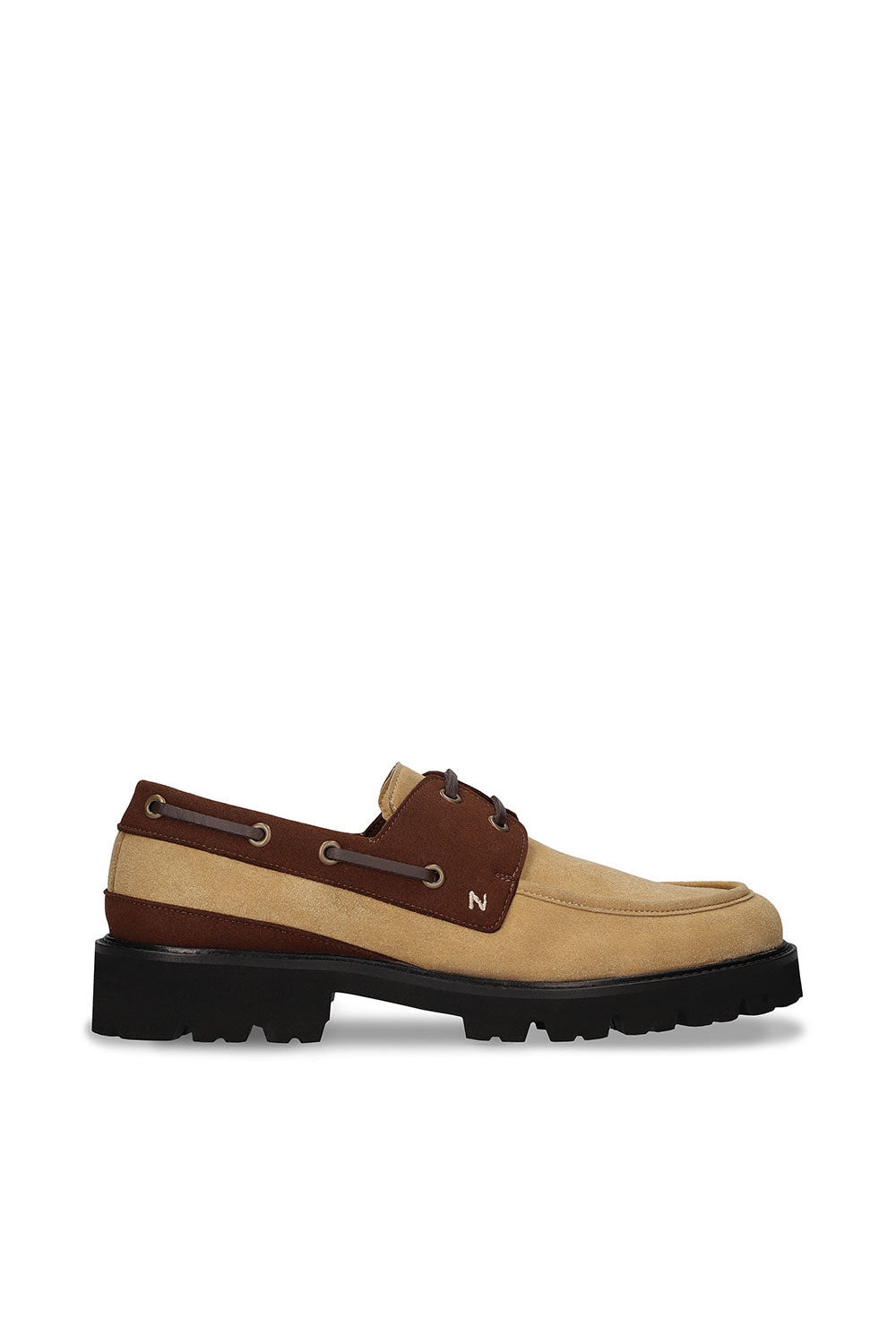 NAE Herren vegan Bootsschuh Dario Beige