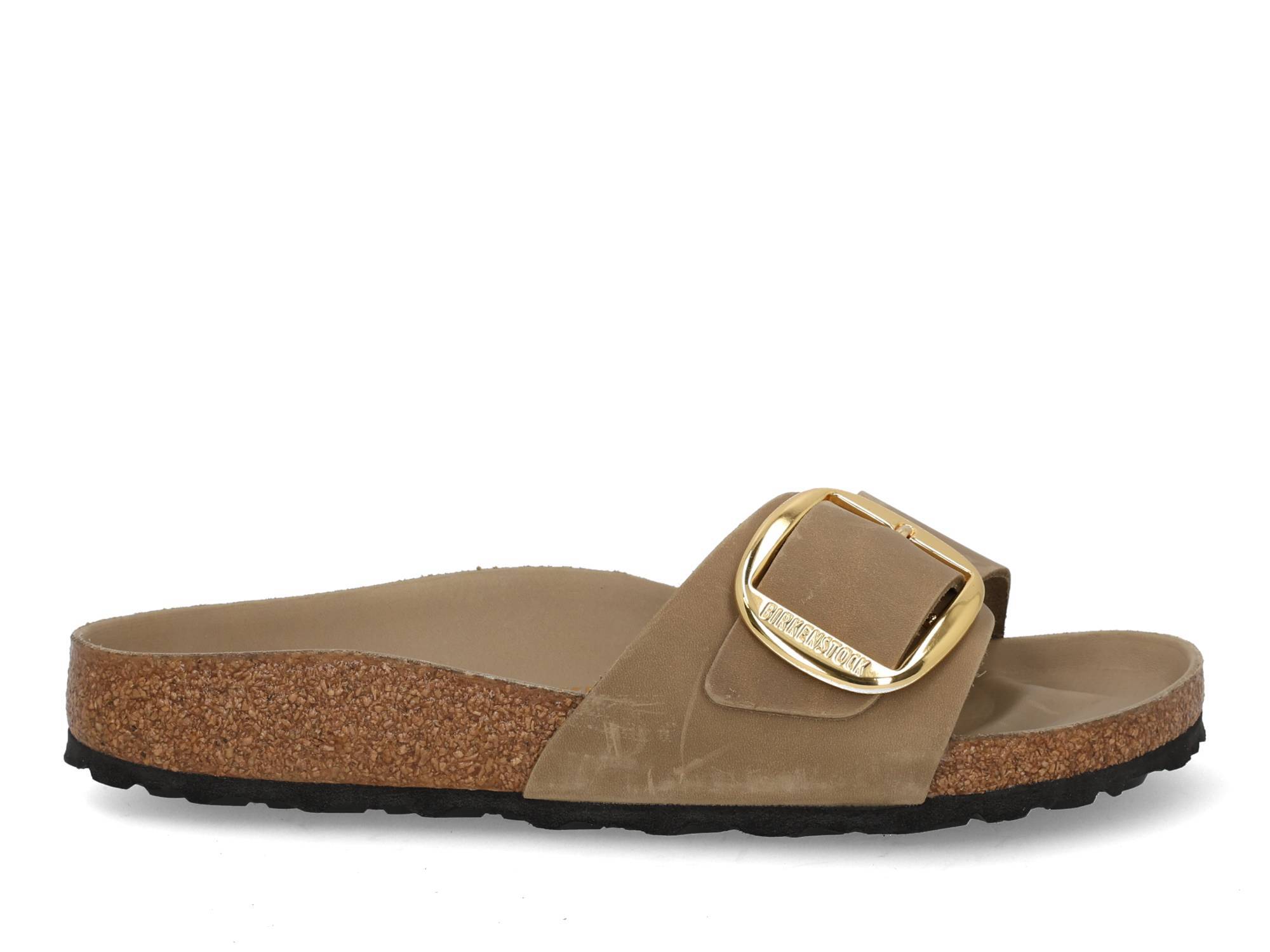 Birkenstock Madrid big buckle narrow 1030467 tabacco Bruin 