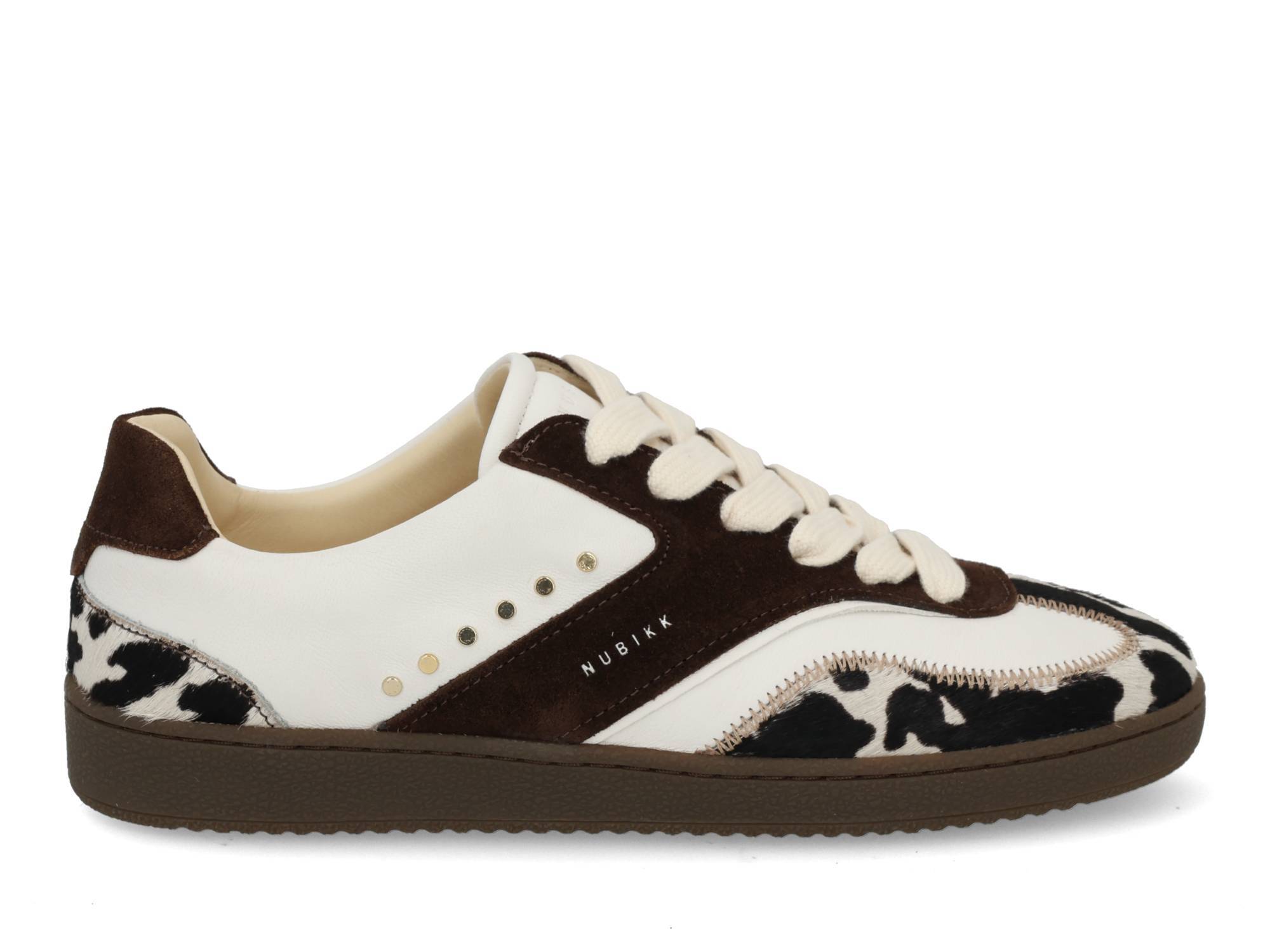 Nubikk Ray Owen Studs cow pony brown multi bruin 